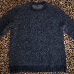 Men's SCP Cashmere Charcoal Crew Sweater Small